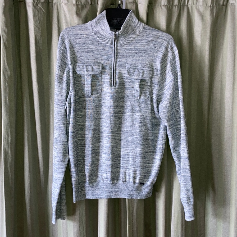 NWOT Express Mens Sweater long sleeve, gray Size M
